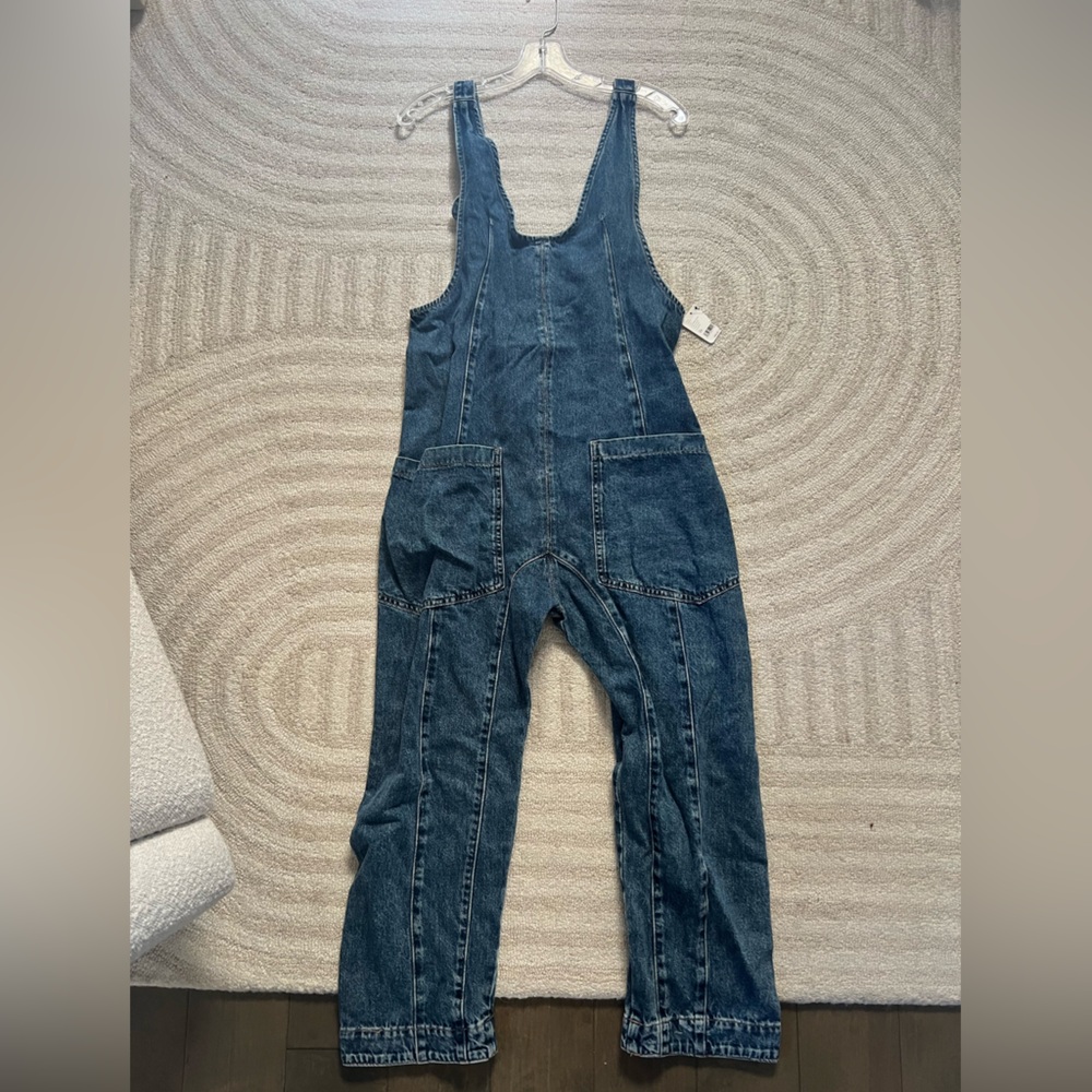 Free People Denim overalls